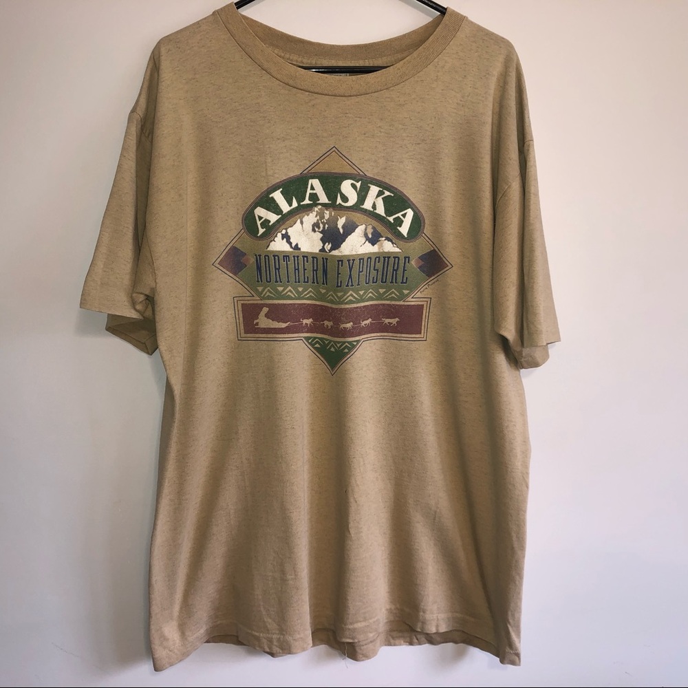 Vintage Single Stitch Tee Alaska Souvenir T-Shirt